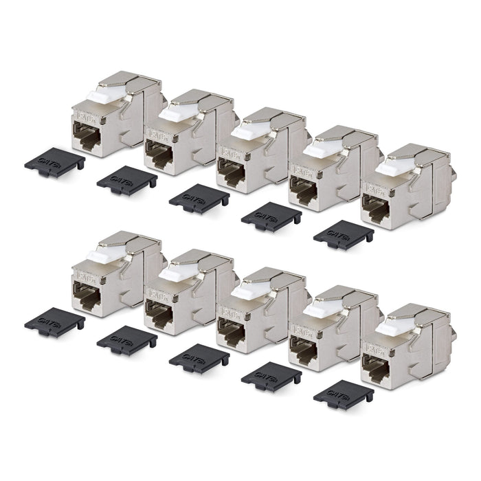 EAN 65030918015 - StarTech.com C6AKEYTLSTP18010PK módulo de conector de red imagen 6