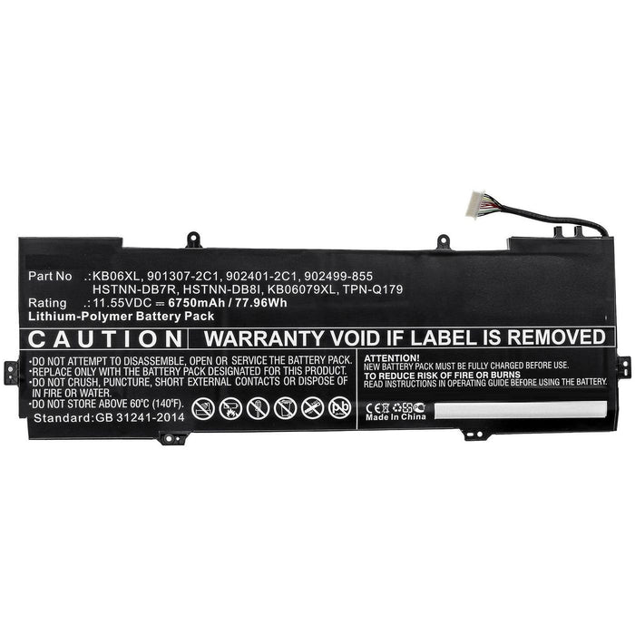 EAN 5704174372103 - CoreParts MBXHP-BA0245 refacción para laptop Batería imagen 1