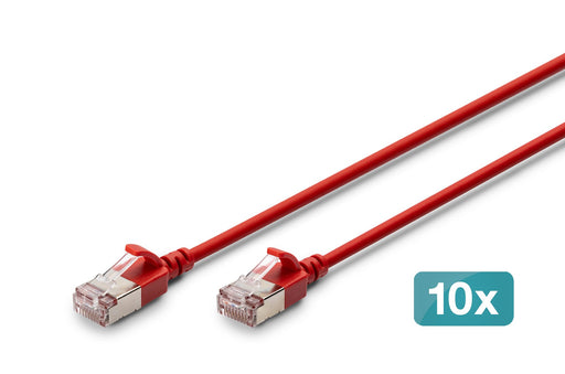 EAN 4016032504566 - Digitus DK-1632-A-020S-R-10 cable de red Cat6a F/FTP (FFTP) Alrededor imagen 1