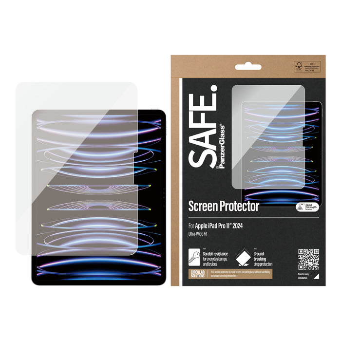 EAN 5715685001765 - PanzerGlass SAFE. by ® Screen Protector iPad Pro 11'' (2024-2025) | Ultra-Wide Fit Protector de pantalla  imagen 2