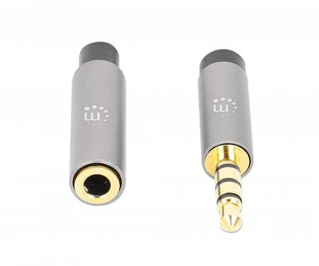 EAN 0766623356039 - Manhattan 356039 cable de audio 2 m 3,5mm Negro, Plata imagen 4