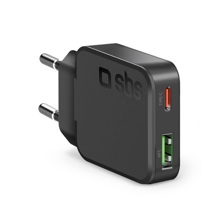 EAN 8018417521188 - SBS TETRGANUSBTC30SLIM cargador de dispositivo móvil Reloj inteligente, Smartphone, Auriculares, Tableta  imagen 1
