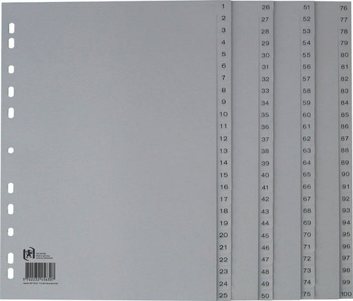 EAN 5702232456307 - Oxford 100204663 divisor Polipropileno (PP) Gris imagen 1