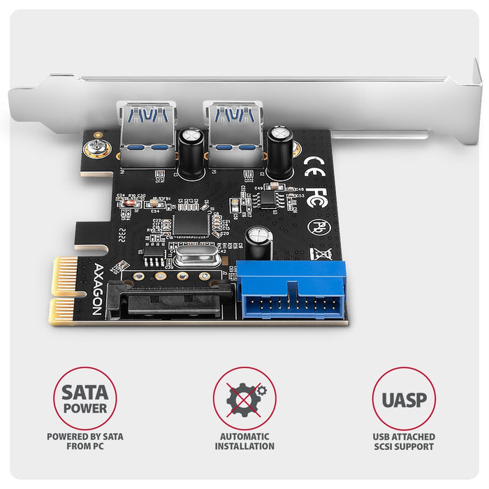 EAN 8595247908599 - Axagon PCEU-232RS tarjeta y adaptador de interfaz Interno USB 3.2 Gen 1 (3.1 Gen 1) imagen 4