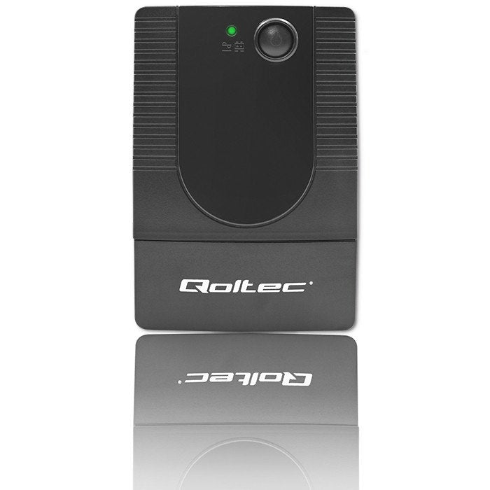 EAN 5901878537740 - Qoltec 53774 sistema de alimentación ininterrumpida (UPS) Línea interactiva 1 kVA 600 W 1 salidas AC imagen 6