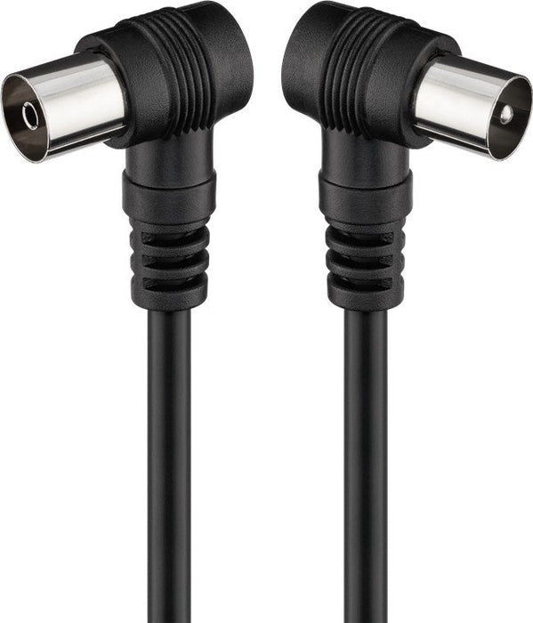 EAN 4040849115264 - Goobay 11526 cable coaxial 2,5 m Negro imagen 1