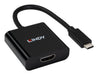 EAN 4002888434386 - Lindy 43438 adaptador de cable de vídeo 0,15 m USB Tipo C HDMI Negro imagen 3