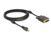 EAN 4043619837267 - DeLOCK 83726 adaptador de cable de vídeo 2 m Mini DisplayPort DVI Negro imagen 2