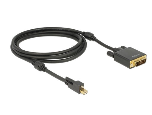 EAN 4043619837267 - DeLOCK 83726 adaptador de cable de vídeo 2 m Mini DisplayPort DVI Negro imagen 2