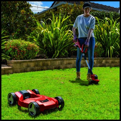 EAN 4006825654967 - Einhell GE-CT 18/28 Li TC-Solo 28 cm Batería Negro, Rojo imagen 4