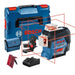 EAN 3165140888301 - Bosch GLL 3-80 C Professional Nivel de línea 30 m 630 - 650 nm (< 10 mW) imagen 1