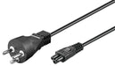 EAN 5706998774590 - Microconnect PE120805 cable de transmisión Negro 0,5 m Enchufe tipo K C5 acoplador imagen 1