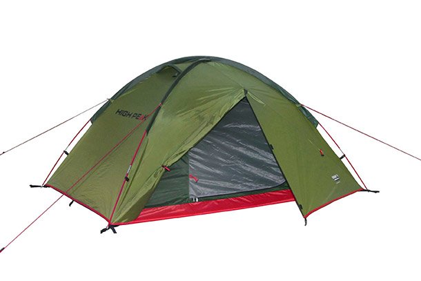 EAN 4001690101950 - High Peak Woodpecker 3 3 personas(s) Verde, Rojo Tienda de cúpula/iglú imagen 5