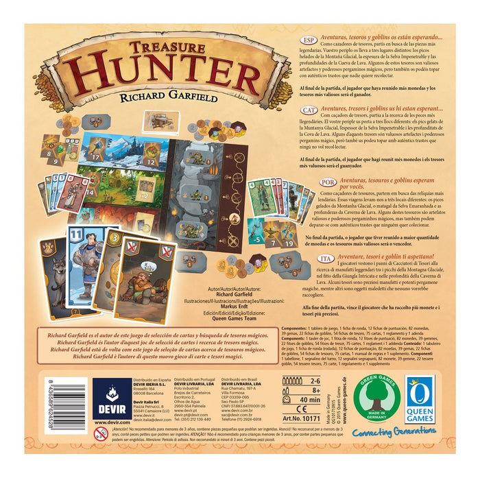 EAN 8436589624528 - Devir Treasure Hunter 30 min Juego de mesa imagen 5