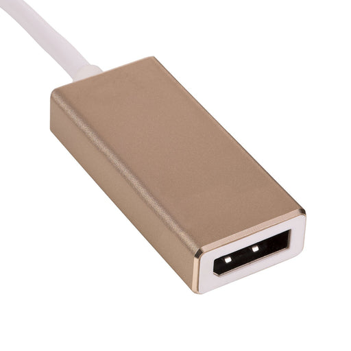 EAN 5901720135339 - Akyga AK-AD-56 cambiador de género para cable USB Typ C DisplayPort Oro, Blanco imagen 2