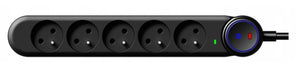 EAN 5906721173007 - ART F2110 base múltiple 3 m 5 salidas AC Interior Negro imagen 11