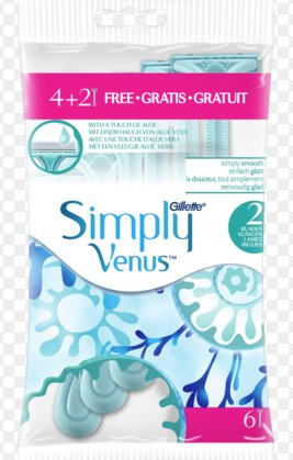 EAN 7702018070794 - Gillette Simply Venus 2 imagen 1