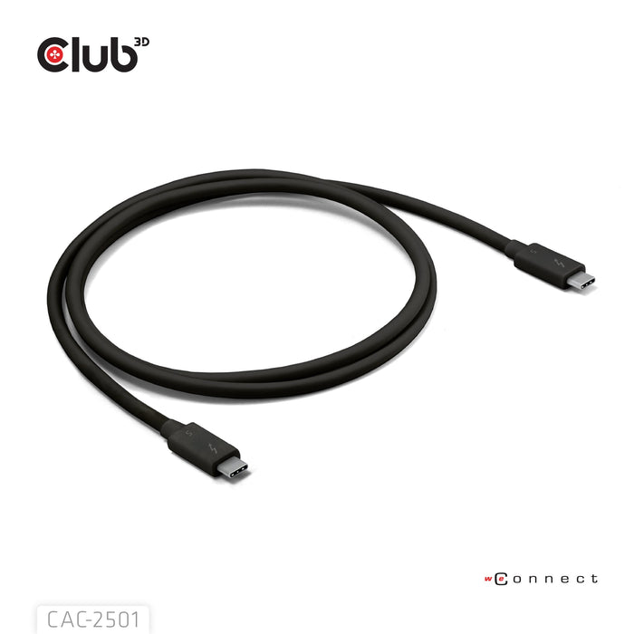 EAN 8719214473280 - CLUB3D CAC-2501 cable Thunderbolt 1 m 120 Gbit/s Negro imagen 7
