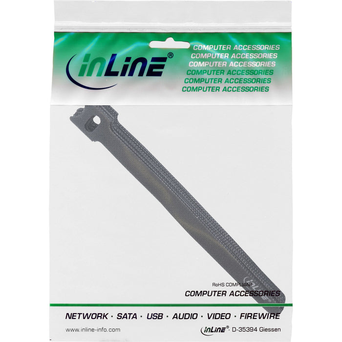 EAN 4043718294176 - InLine 59943U presilla Bridas adherentes para cables Negro 10 pieza(s) imagen 4