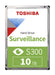 EAN 4547808810722 - Toshiba S300 Surveillance disco duro interno 10 TB 7200 RPM 256 MB 3.5" Serial ATA III imagen 1