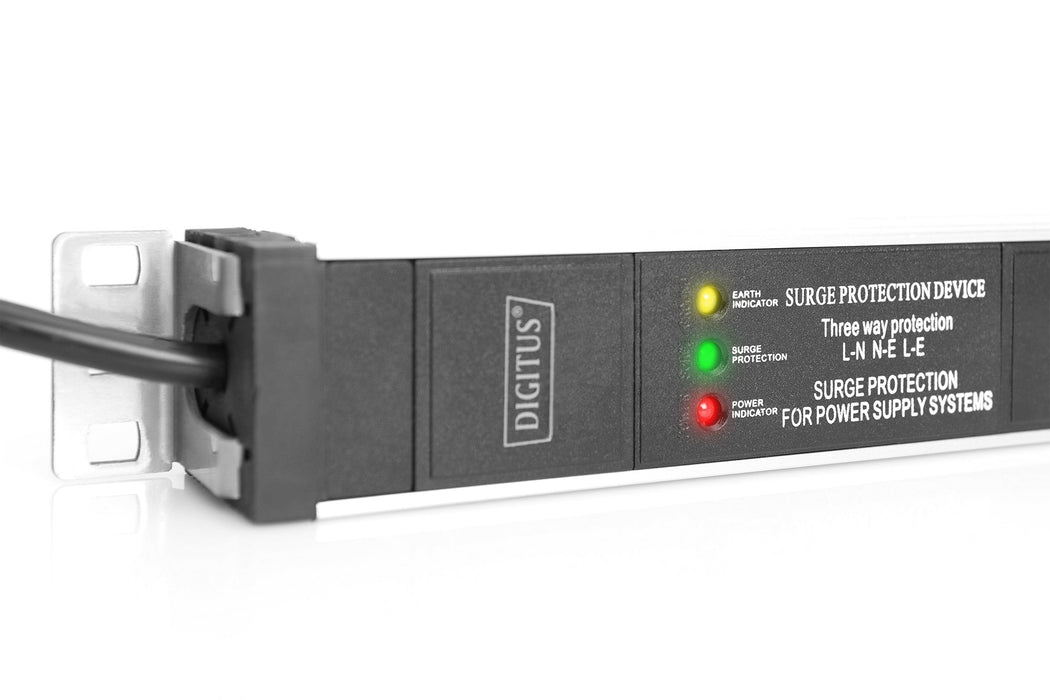 EAN 4016032431770 - Digitus DN-95412 unidad de distribución de energía (PDU) 7 salidas AC 0U Negro, Plata imagen 4
