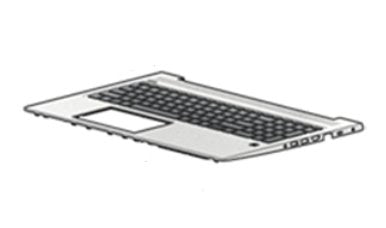 EAN 5706998736765 - HP L45090-071 refacción para laptop Carcasa inferior con teclado imagen 1