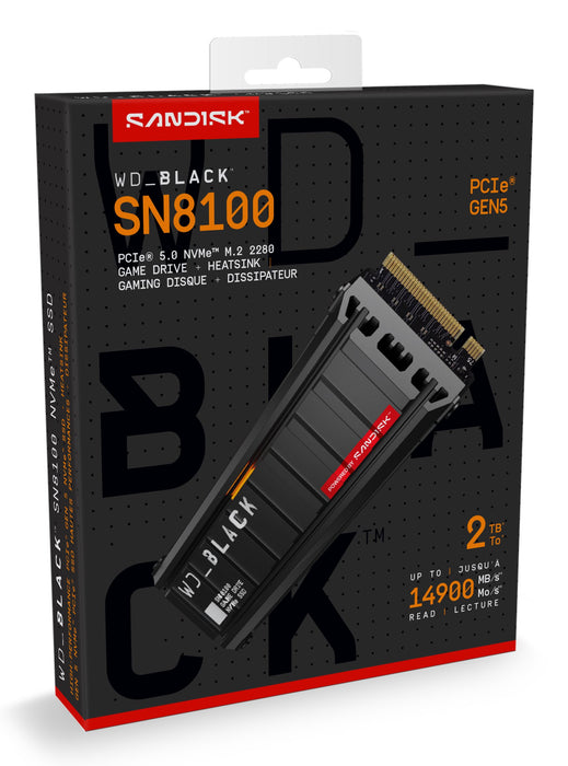 EAN 0619659220921 - SanDisk Black WD_BLACK SN8100 NVMe 2 TB M.2 PCI Express 5.0 TLC 3D NAND imagen 6