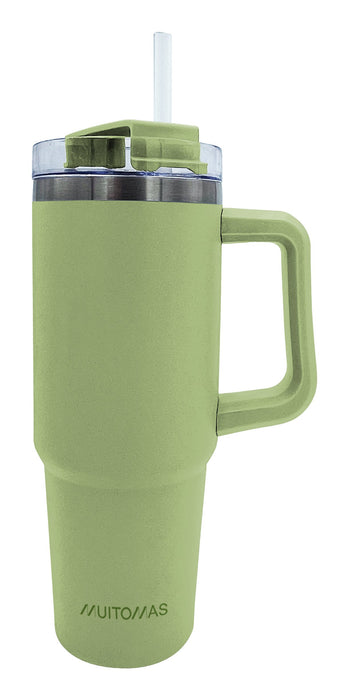 EAN 8021735219217 - Muitomas TRAVELMUG900GN taza de viaje 900 ml Verde Acero inoxidable imagen 2