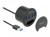 EAN 4043619641536 - DeLOCK 64153 hub de interfaz USB 3.2 Gen 1 (3.1 Gen 1) Type-A 5000 Mbit/s Negro imagen 1