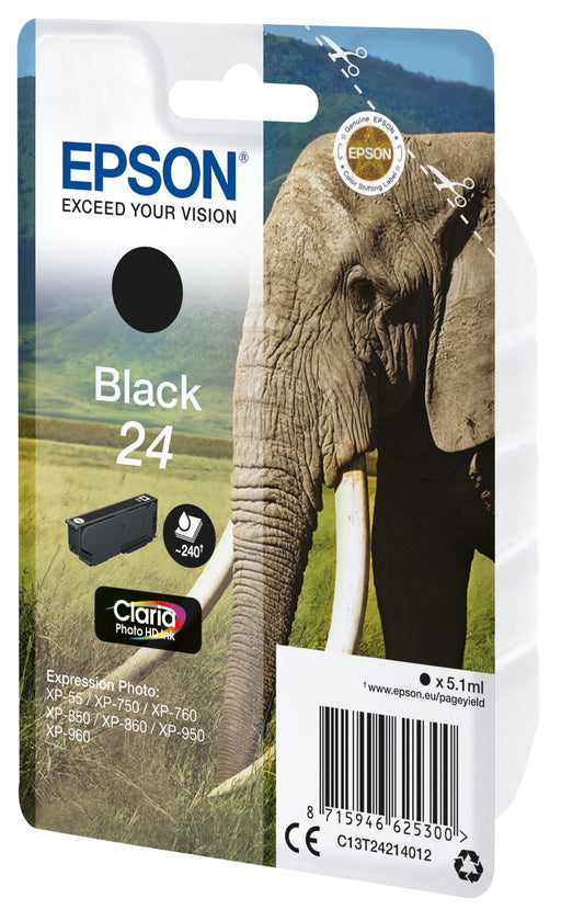 EAN 8715946625317 - Epson Elephant Singlepack 24 cartucho de tinta 1 pieza(s) Original imagen 1