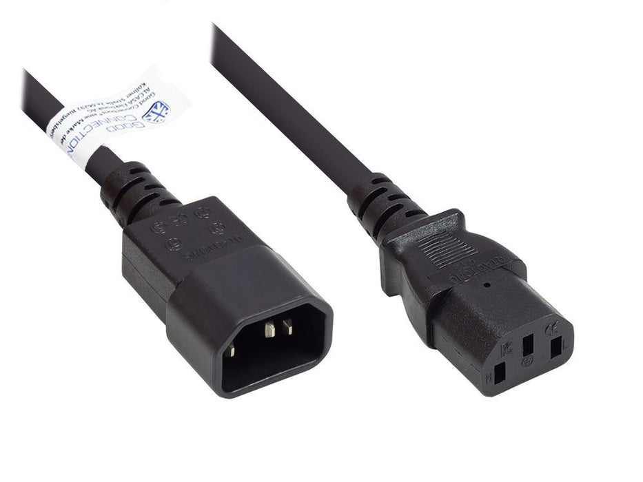EAN 4014619169542 - Alcasa P1430-S015 cable de transmisión Negro 1,5 m C14 acoplador C13 acoplador imagen 1