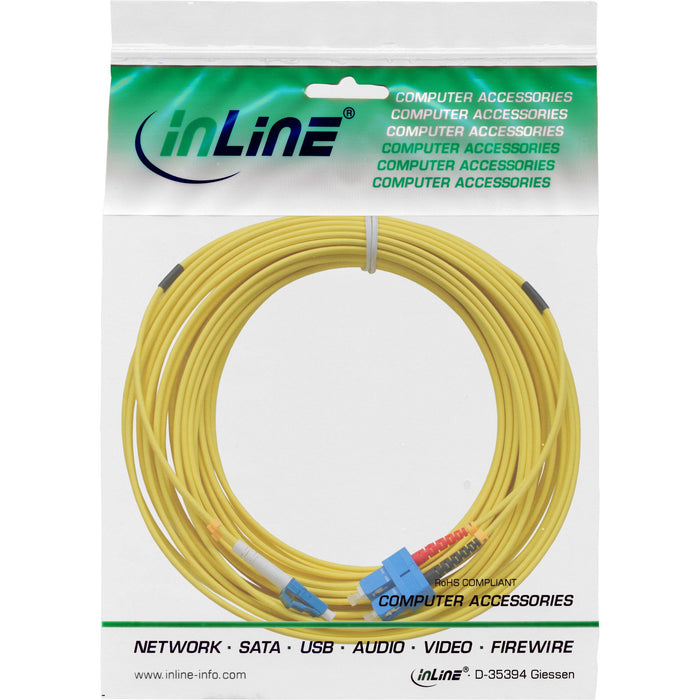 EAN 4043718087716 - InLine 88656D Cable de fibra óptica e InfiniBand 2 m Amarillo imagen 2