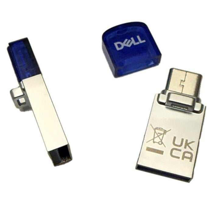 EAN 5397321043225 - DELL AD564595 unidad flash USB 128 GB USB Type-A / USB Type-C 3.2 Gen 1 (3.1 Gen 1) Azul, Plata imagen 1