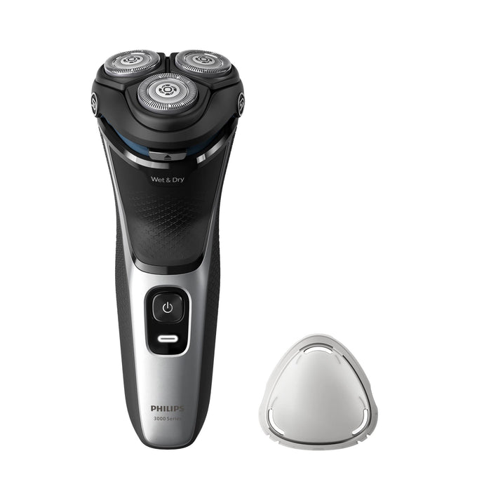 EAN 8720689018531 - Philips 3000 series S3143/00 afeitadora Máquina de afeitar de rotación Recortadora Negro, Plata imagen 1
