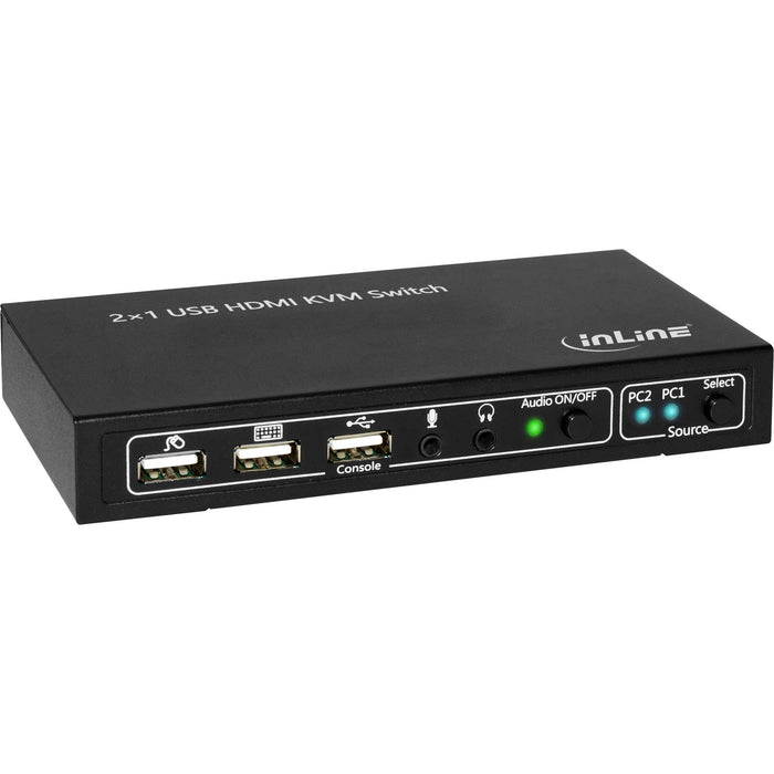 EAN 4043718258802 - InLine 62602I interruptor KVM Negro imagen 1