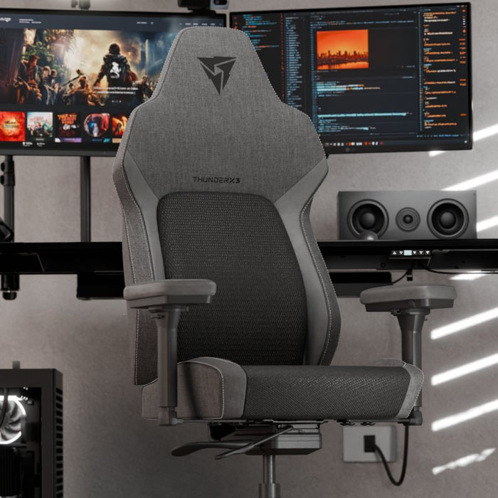 EAN 4711099478804 - ThunderX3 CORE Smart Mesh Silla para videojuegos de PC Asiento acolchado Negro, Gris imagen 5