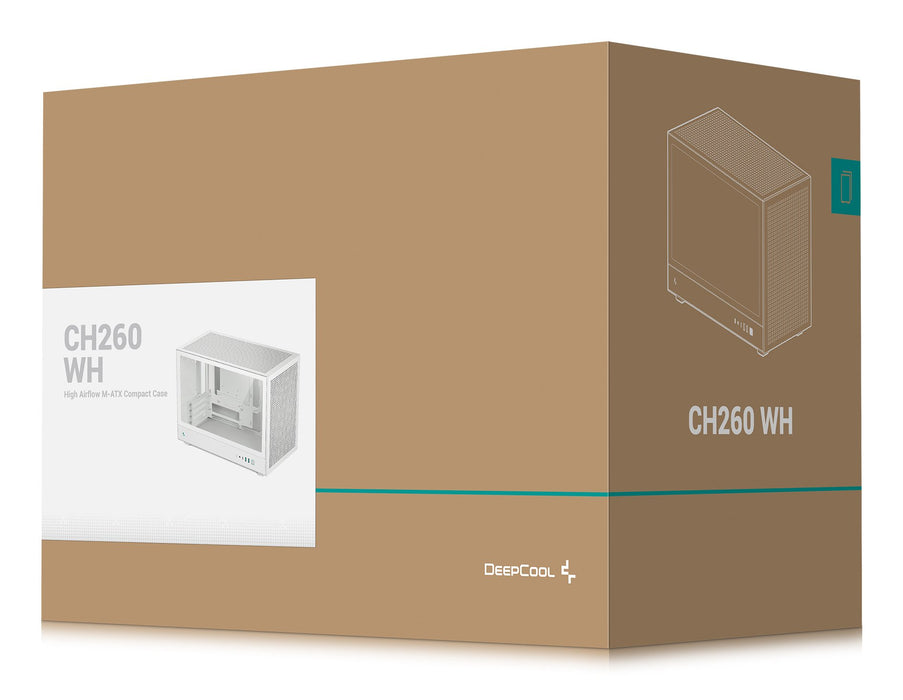 EAN 6933412765240 - DeepCool CH260 WH Micro Torre Blanco imagen 11