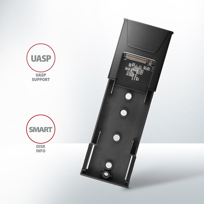EAN 8595247906663 - Axagon EEM2-GTSA caja para disco duro externo Caja externa para unidad de estado sólido (SSD) Gris M.2 imagen 8