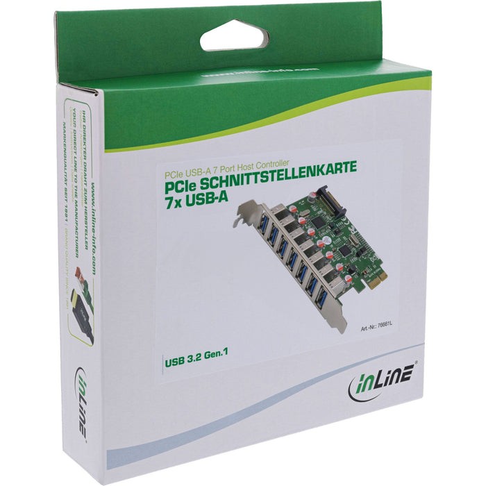 EAN 4043718333677 - InLine 76661L tarjeta y adaptador de interfaz Interno USB 3.2 Gen 1 (3.1 Gen 1) imagen 6