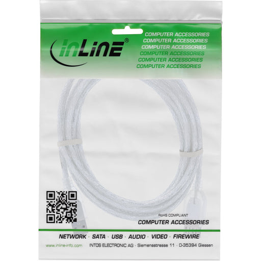 EAN 4043718263400 - InLine 34650 cable USB USB 2.0 0,5 m USB A 0,48 Gbit/s Transparente imagen 2