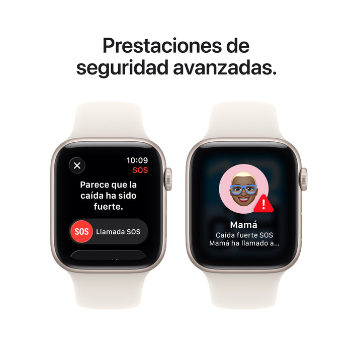 EAN 0195950430547 - Apple Watch SE (3nd generation) OLED 44 mm Digital 368 x 448 Pixeles Pantalla táctil 5G Beige Wifi GPS (s imagen 7