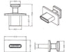 EAN 4043619640157 - DeLOCK 64015 tapa de seguridad para enchufe USB Tipo C Negro 10 pieza(s) imagen 3