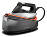 EAN 8422160059704 - Ufesa 80205970 estación plancha al vapor 2400 W 1,2 L Suela de cerámica Negro, Naranja imagen 1