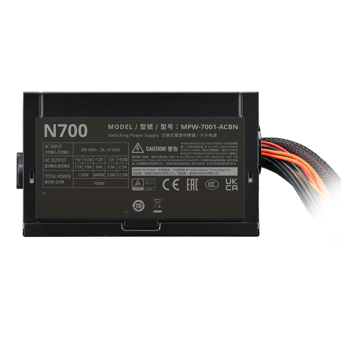 EAN 4719512128374 - Cooler Master Elite NEX 230V 700 unidad de fuente de alimentación 700 W 24-pin ATX ATX Negro imagen 4