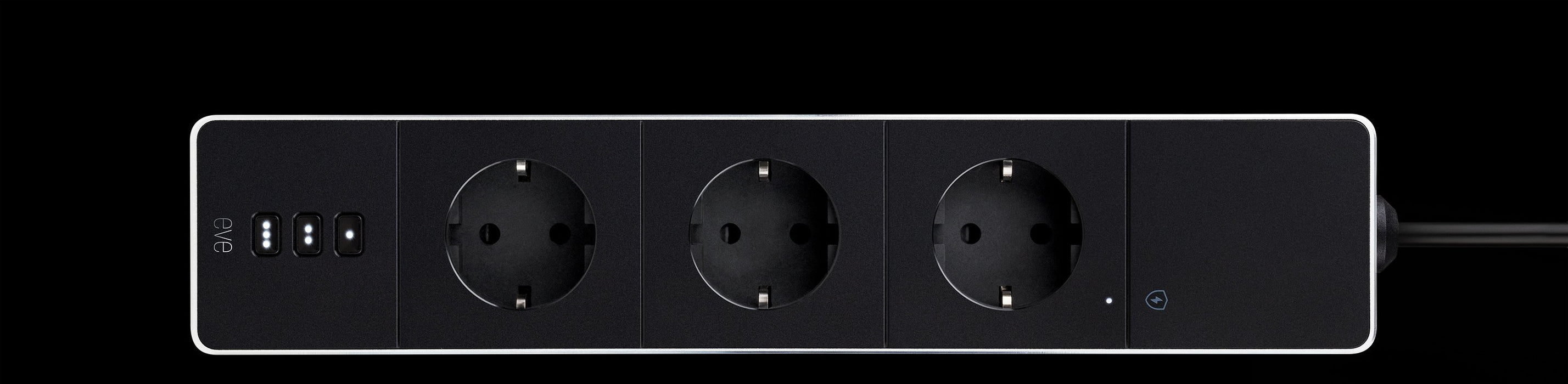 EAN 4260195391703 - Eve Energy Strip Negro, Blanco 3 salidas AC 120-230 V 1,9 m imagen 3
