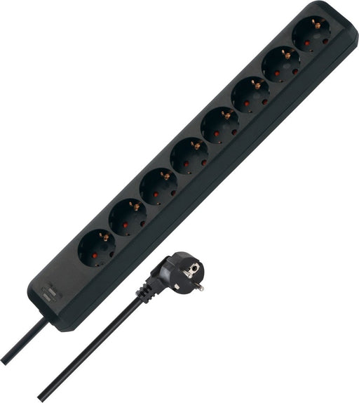 EAN 4007123697069 - Brennenstuhl 1159300015 base múltiple 5 m 8 salidas AC Interior Negro imagen 1