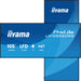 EAN 4948570128020 - iiyama LH10552UWS-B1AG pantalla de señalización Diseño de quiosco 2,66 m (104.6") Wifi 500 cd / m² UltraW imagen 1