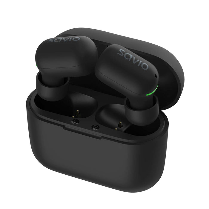 EAN 5901986046837 - Savio TWS-09 auricular y casco Auriculares True Wireless Stereo (TWS) Dentro de oído Llamadas/Música Blue imagen 4