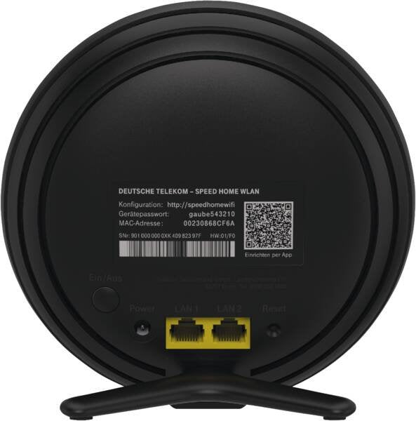 EAN 4025125549643 - Telekom 40824613 router inalámbrico Ethernet Doble banda (2,4 GHz / 5 GHz) Negro imagen 3