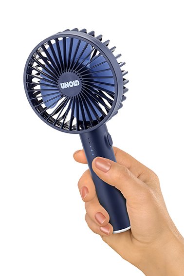 EAN 4011689866289 - Unold Breezy II Azul 10 cm Ventilador de mano imagen 9
